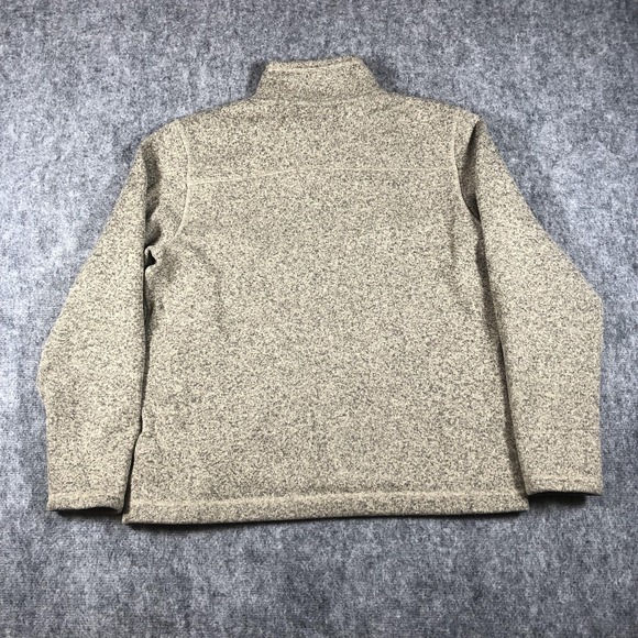 The North Face Gordon Lyons Sweater Mens Large Beige Fleece 1/4 Zip Pullover - Picture 16 of 16